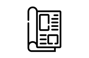 Icon depicting articles and stories featured in PCBEXTRA that appeal to the Plain Community and the English.